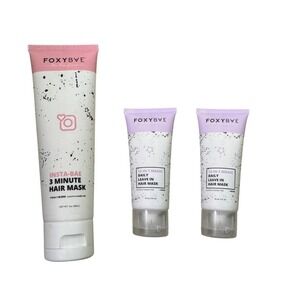 FOXYBae Hair Mask 3 Piece Bundle: InstaBae 3 Minute Magic x 1, 12-in-1 Magic x 2